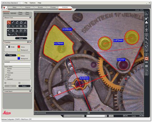 Các phép đo đa dạng và thuận tiện với Leica LAS Interactive Measurement