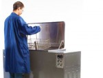 Rửa siêu âm công nghiệp làm sạch dầu mỡ chi tiết động cơ