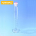 Ống đong có nắp, FORTUNA, 25ml: 0.5, TS 14.5/23, class A, vạch xanh