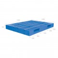 Pallet nhựa xanh/xám S1512R2 – 1Q (1500 x 1200 x 150 mm)