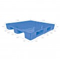 Pallet nhựa xanh/xám S1111S4 – 2L (1100 x 1100 x 160 mm)
