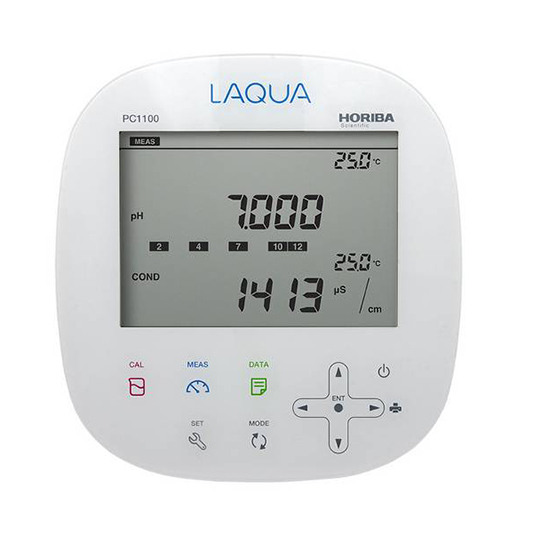 Horiba LAQUA PC1100: Máy đo pH / ORP / độ dẫn / điện trở / độ mặn / TDS để bàn 