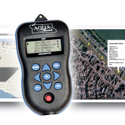 Máy đo chất lượng nước cầm tay tích hợp GPS - The GPS Aquameter