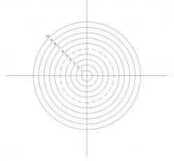 Trắc vi thị kính vạch tròn đồng tâm NE42, D = 0.25 - 2.5mm
