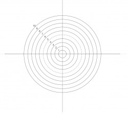 Trắc vi thị kính vạch tròn đồng tâm, D = 2 - 20mm