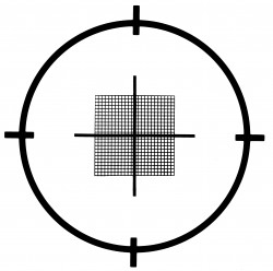 S28 Stage Counting Grid, 0.01mm Squares