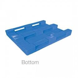 Pallet nhựa xanh P1210S4 – 1N (1200 x 1000 x 150 mm)