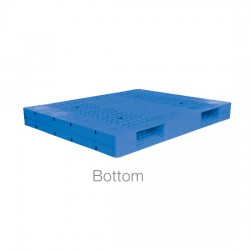 Pallet nhựa xanh/xám S1512R2 – 1Q (1500 x 1200 x 150 mm)