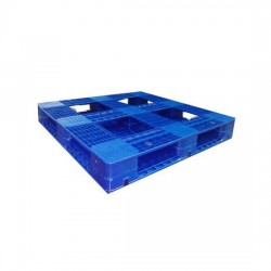 Pallet nhựa xanh/xám S1212D4 – 2P (1200 x 1200 x 160 mm)