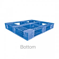 Pallet nhựa xanh/xám S1210D4 – 3P (1200 x 1000 x 160 mm)