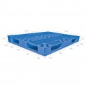 Pallet nhựa xanh lá H1512R4 – 1A (1500 x 1200 x 150 mm)