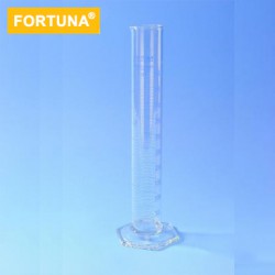 Ống đong thành cao, FORTUNA, 5ml: 0.1, class A, vạch xanh