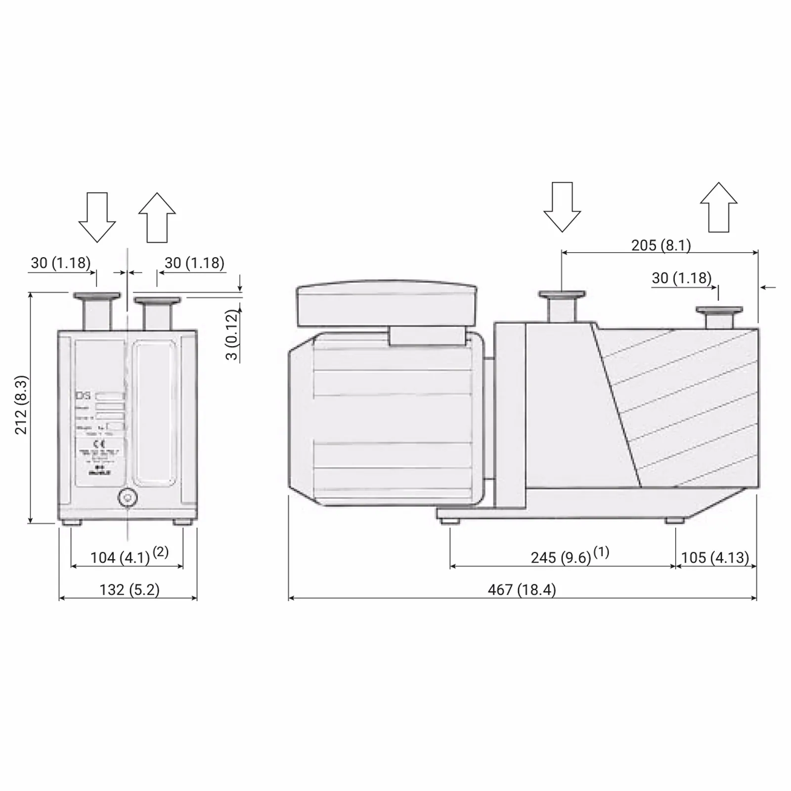Bơm cánh gạt Dual-Stage DS 202 - Ảnh 2