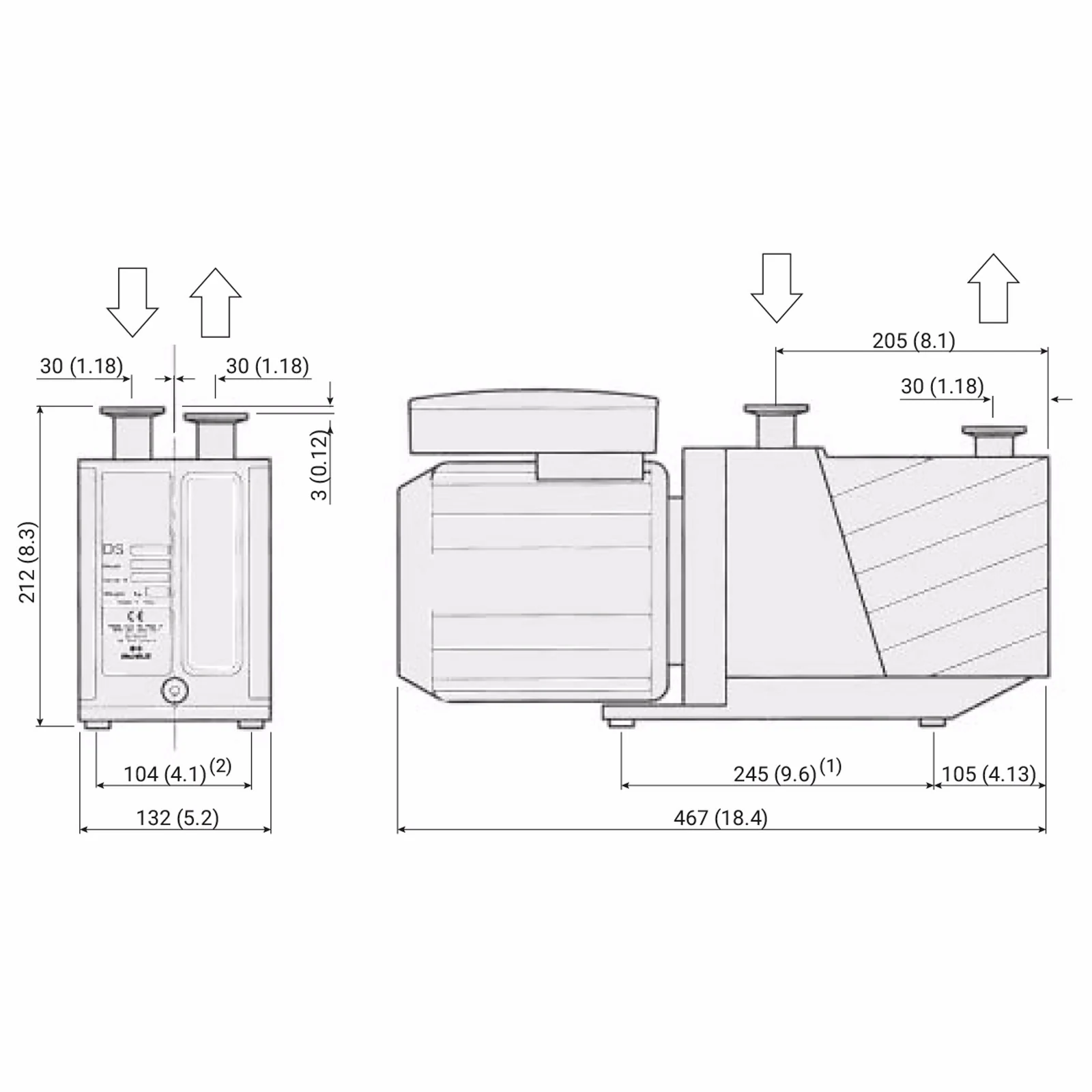 Bơm cánh gạt Dual Stage DS 302 - Ảnh 2